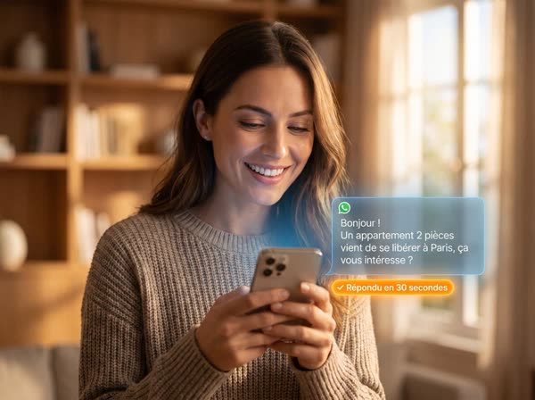 Conversation automatisée avec un prospect immobilier
